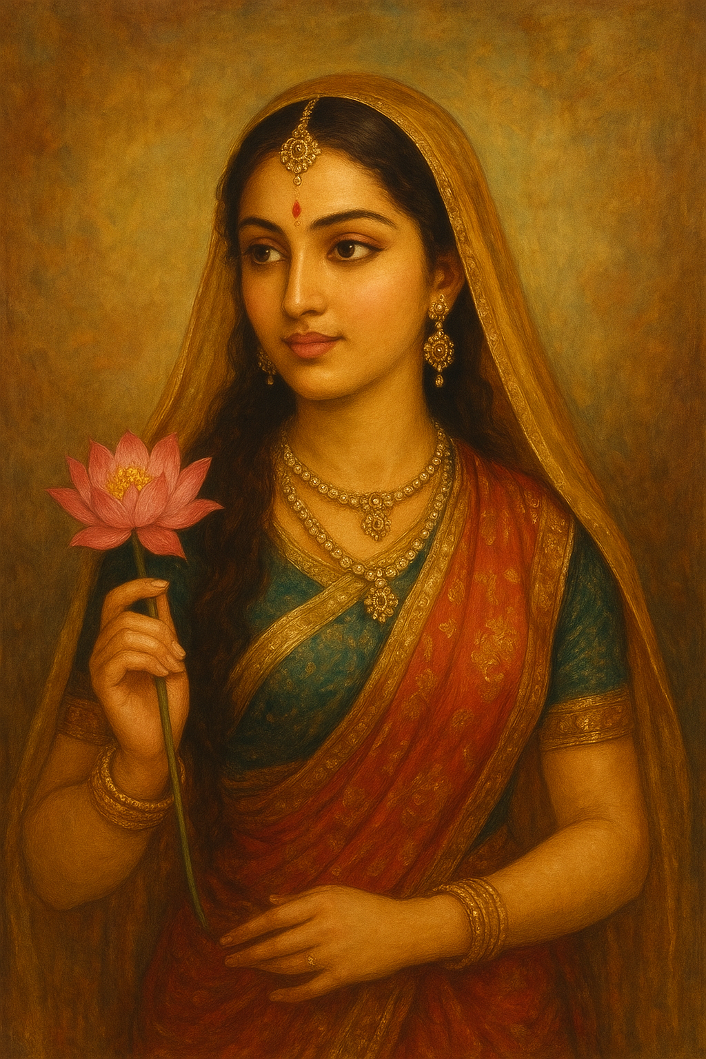 Radha Rani Painting